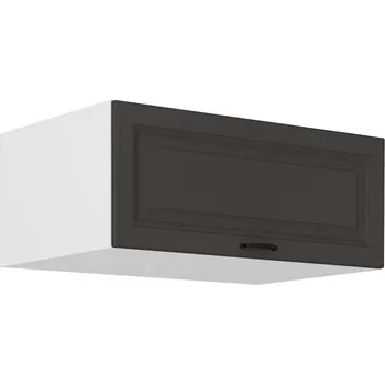 Stolarz-Lempert Kuchyňská skříňka Stilo GRWH - horní výklop 80 NAGU-36 1F, grafit + bílá