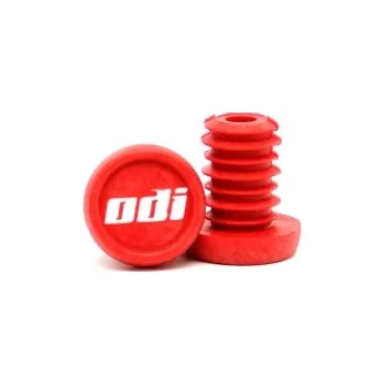 Řídítka Koncovky řidítek ODI "Push-in" pack 20 ks Red, červené