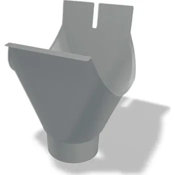 okap Prefa ALU kotlík kulatý 333/100 mm / světle šedá