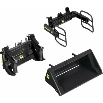 autíčko Sada nářadí pro čelní nakladač Černý model vozidla