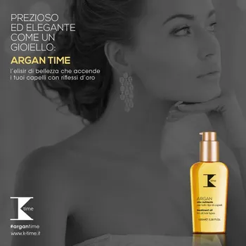 Vlasová regenerace K-Time výživný arganový olej 100ml