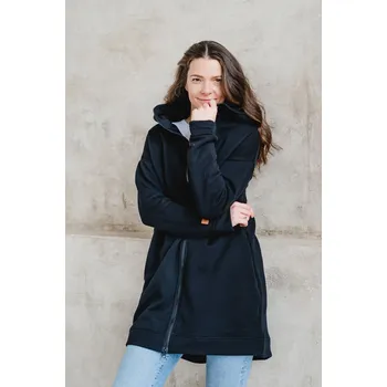 Dámská mikina Dámská tepláková mikina na zip WARM černá - MIZIWABLM