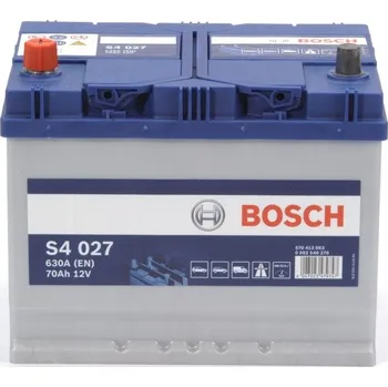 Autobaterie Autobaterie Bosch S4, 12V, 70Ah, 630A, S4 027