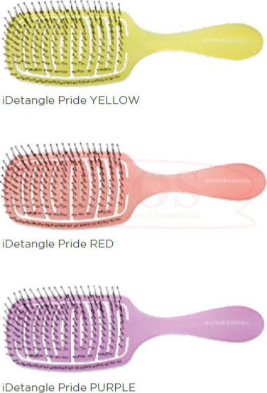 Olivia Garden CARE FLEX iDetangle PRIDE - kartáče na rozčesávání - Zelená
