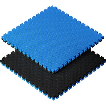Sportago Tatami Taekwondo podložka 100x100cm černá-modrá - 4 cm
