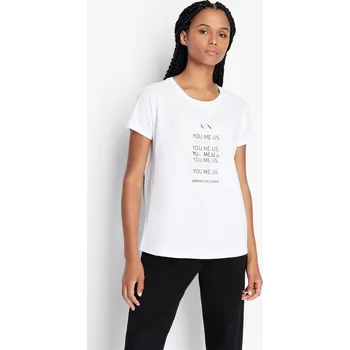 Dámské tričko Tričko ARMANI EXCHANGE Optic White 1068068 8 (XS)