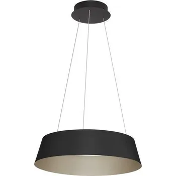 NOVALUCE Závěsné svítidlo ALBA černý hliník šampaň a zlatá LED 50W 230V 3000K IP20 stmívatelné - NOVA LUCE NV 9345658