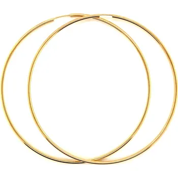 Náušnice Zlaté velké kruhy Ø 59 mm