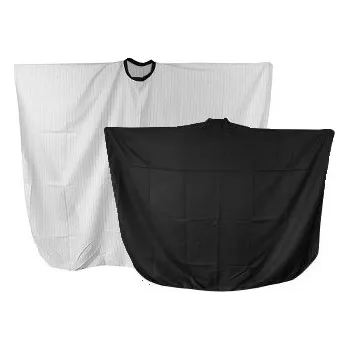 Pláštěnka Pláštěnka střihací Barber Strip patenty černá/bílá - Bílá