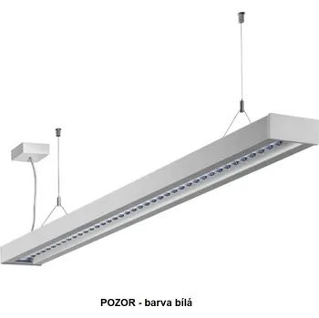 HALLA Závěsné svítidlo ZULI mřížka matná LED MODUL 45W 1415x125x50mm 4000K bílé - HALLA HAL 121-501M-25GGE/840, W