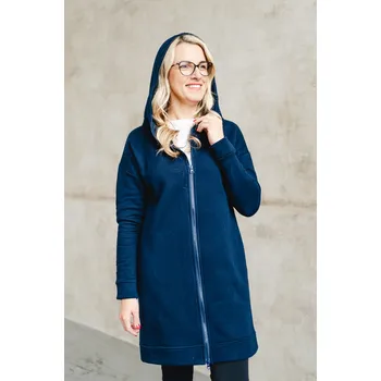 Dámská mikina Dámská tepláková mikina na zip WARM modrá - MIZIWAMOL