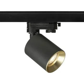 Bodové svítidlo RED - DESIGN RENDL DARIO pro tříokr. lištu černá česaná mosaz 230V GU10 9W - RED - DESIGN RENDL RED R13874