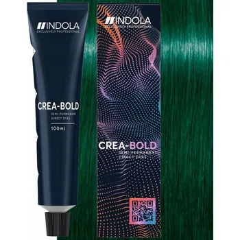 Barva na vlasy Indola Crea-Bold semi-permanentní barva 100ml - Teal Green