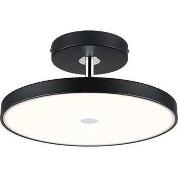 Svítidlo PAULMANN LED stropní svítidlo 3-krokové-stmívatelné Hildor 2700K 230V 26,5W stmívatelné černá mat/chrom - PAULMANN P 96781