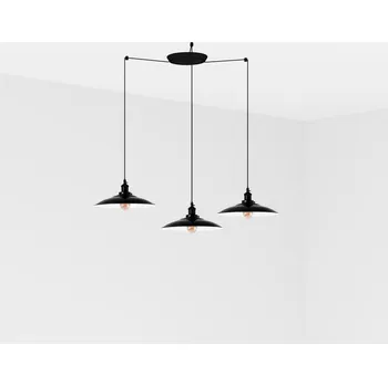 FARO LANG závěsné svítidlo, černá, 3L - FARO FARO 62804-3L