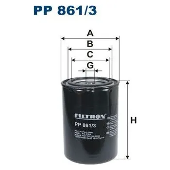 Palivový filtr Palivový filtr FILTRON PP 861/3