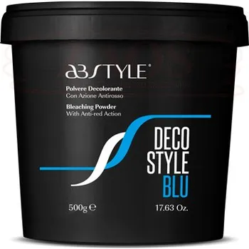 Příslušenství k barvení vlasů ABStyle Deco Style Blu – Bleaching Powder - melírovací prášek 500g