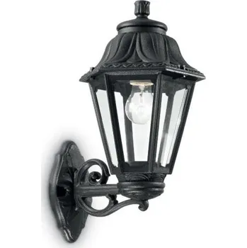 Venkovní osvětlení IDEALLUX Venkovní nástěnné svítidlo Ideal Lux Anna AP1 big nero 101491 černé - IDEALLUX ILUX 101491