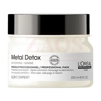 Loreal Metal Detox maska - krok 3 pro střední až pevné vlasy - 250ml