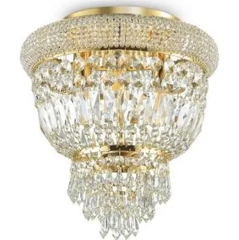 IDEALLUX Stropní svítidlo Ideal Lux Dubai PL3 ottone 200996 3x40W zlaté 32cm - IDEALLUX ILUX 200996