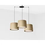 FARO SAMBA závěsné svítidlo, černá/zelená, 3L - FARO FARO 64314-46-3L