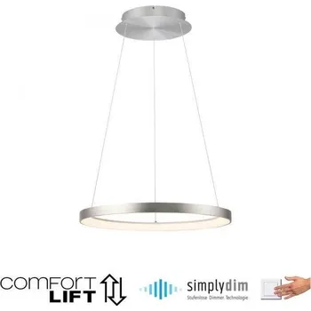 PAULNEUHAUS HOOP LED závěsné svítidlo hliník nastavitelná výška paměťová funkce SimplyDim 3000K - PAUL NEUHAUS PN 2851-95