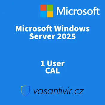 Počítač Microsoft Windows Server 2025 - 1 User CAL, nová DG7GMGF0PWHT-0002
