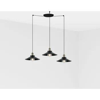 FARO MARLIN závěsné svítidlo, černá, 3L - FARO FARO 64133-3L