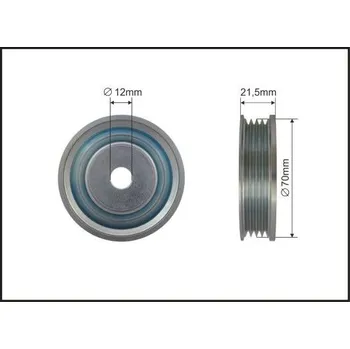 Vratná/vodicí kladka, klínový žebrový řemen CAFFARO 500432