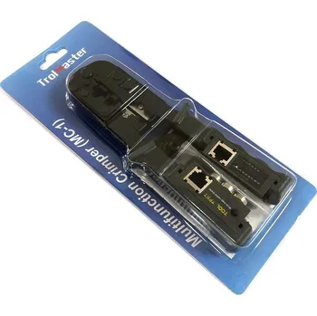 Krimpovací kleště Trolmaster Multifunction Crimper (MC-1) (Multifunkční krimpovací kleště a zkoušečka kabelů Trolmaster MC-1 jsou vysoce kvalitní, univerzální krimpovací kleště, zkoušečka síťových kabelů, odizolovač vodičů a řezačka.)