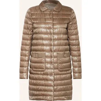 Dámský kabát Herno Dámský Péřový Kabát, černošedá, 36