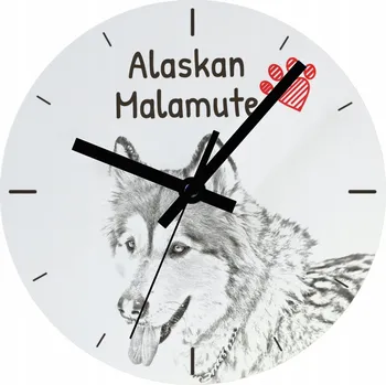 Hodiny Nástěnné hodiny Art-Dog bílé 20 cm