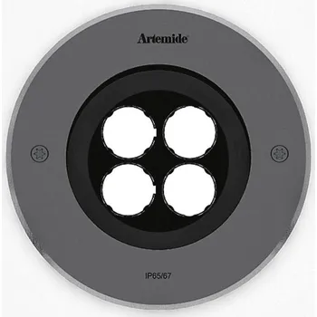Venkovní osvětlení ARTEMIDE Ego 150 Flat pochozí ocel 38° 3000K kruh - ARTEMIDE AR T40010WFLW00