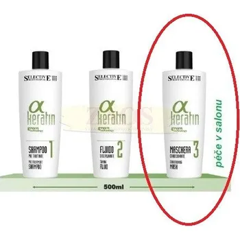 Vlasová regenerace Selective Alfa keratin - Maska 500ml