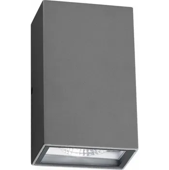 Venkovní osvětlení FARO LING nástěnná lampa, tmavě šedá - FARO FARO 70812