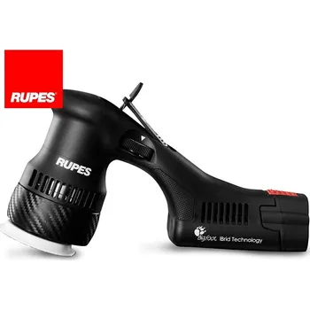 excentrická bruska RUPES BIGFOOT HLR75 MINI IBRID POLISHER Mini Aku leštička 75 mm, výkmit 12 mm + Nabíječ a 2 ks baterií + klíčenka zdarma