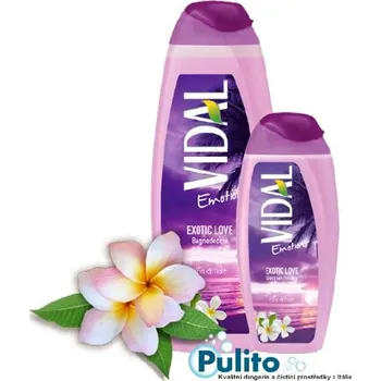 Sprchový gel Vidal Emotions Exotic Love sprchový gel / koupelová pěna 500 ml