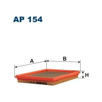 Vzduchový filtr Vzduchový filtr FILTRON AP 154