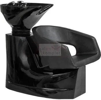 Kadeřnické křeslo Kadeřnický mycí box Ring černý - Černá