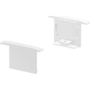 Příslušenství pro svítidlo SLV - BIG WHITE Koncové kryty na GRAZIA 20 profil k zabudování 2 kusy bílé - BIG WHITE (SLV) LA 1000557