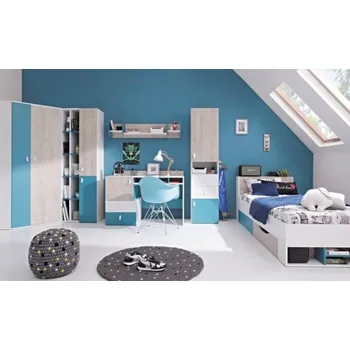 Dětský pokoj Meblar Dětský pokoj Planet 3 Vyber provedení: bílý lux + dub + mořská