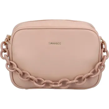 Kabelka Stylová dámská koženková crossbody Simona, tmavší béžová