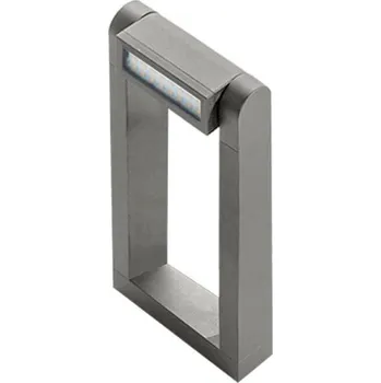 Venkovní osvětlení AZZARDO LED Venkovní sloupkové svítidlo Azzardo Frame spike bright grey AZ2129 8W 800lm 3000K IP54 29cm světle šedé - AZZARDO AZZ AZ2129