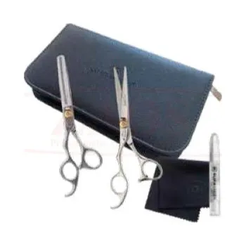 Kadeřnické nůžky Olivia Garden SILKCUT SHEAR SET (pouzdro + nůžky + efilační nůžky) - Pro praváky
