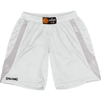 Dámské kraťasy Šortky Spalding Jam Shorts Women 40221005-whitesilvergrey Velikost 3XL