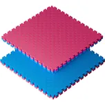 Sportago Tatami Taekwondo podložka 100x100cm červená-modrá - 4 cm