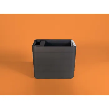 Truhlík Plastia Truhlík Berberis na zábradlí – antracit