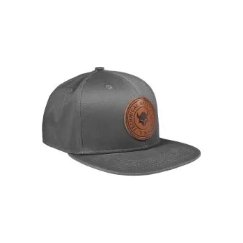 Kšiltovka Kšiltovka TSG Snapback Grey leather label