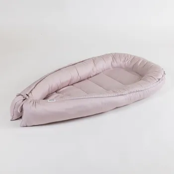 Hnízdečko pro miminko Tulimese Hnízdečko jednobarevné pudrové VARIANTY PROVEDENÍ HNÍZDEČKA: HNÍZDEČKO SAMOSTATNÉ