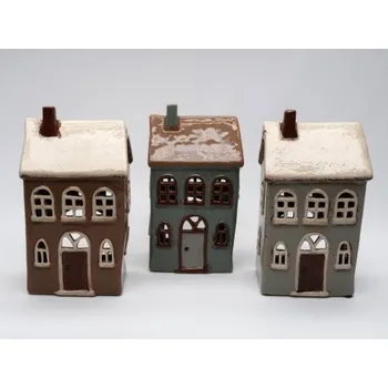 Lucerna Lucerna domeček s držadlem č. 10, Barva Šedozelená č. 1